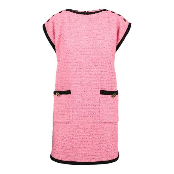 Gucci - Wool Blend Pink Shift Dress - IT 44